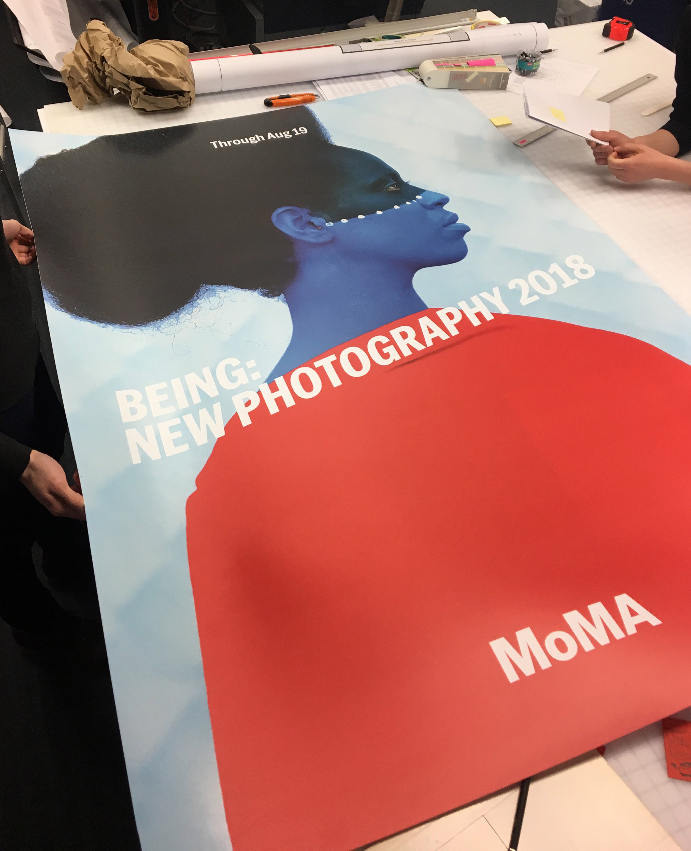 MoMA Being New Photography 2018 process
