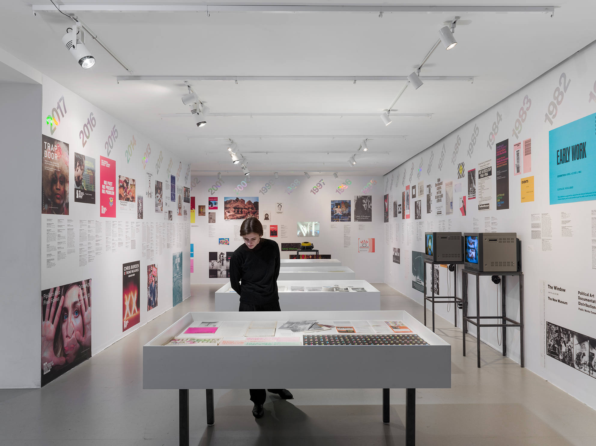 New Museum Pursuing the Unpredictable exhibition design