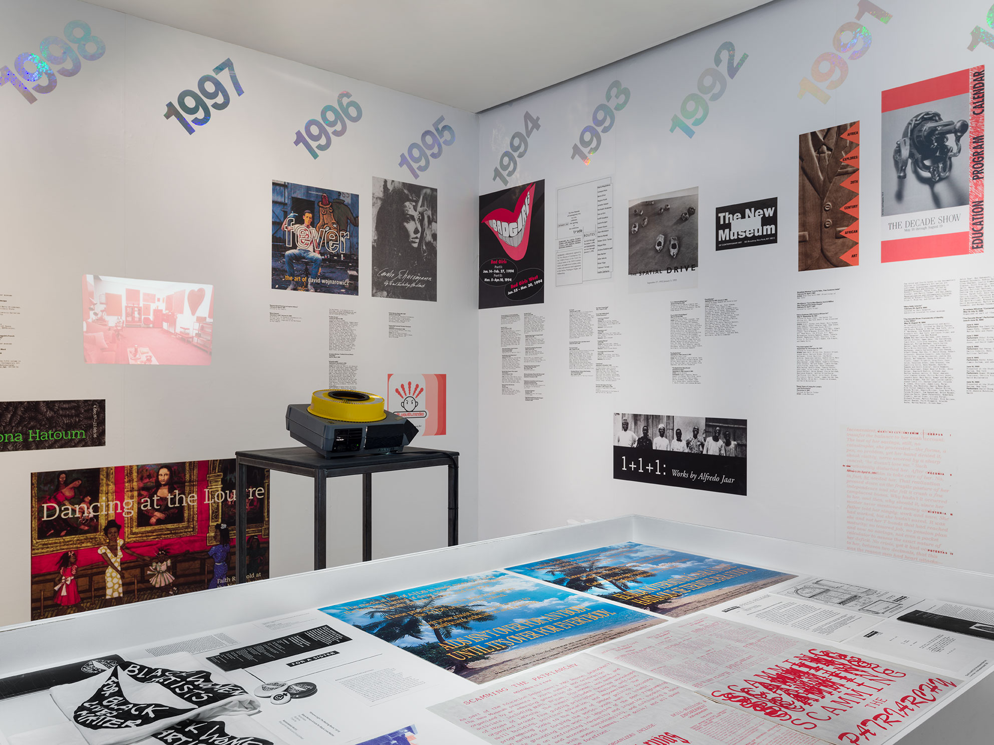 New Museum Pursuing the Unpredictable exhibition design